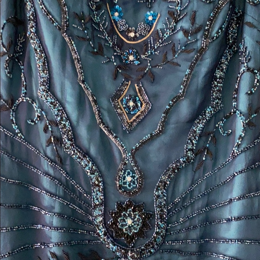 Size Medium Beautiful Sequences Long Midnight Blue - image 3